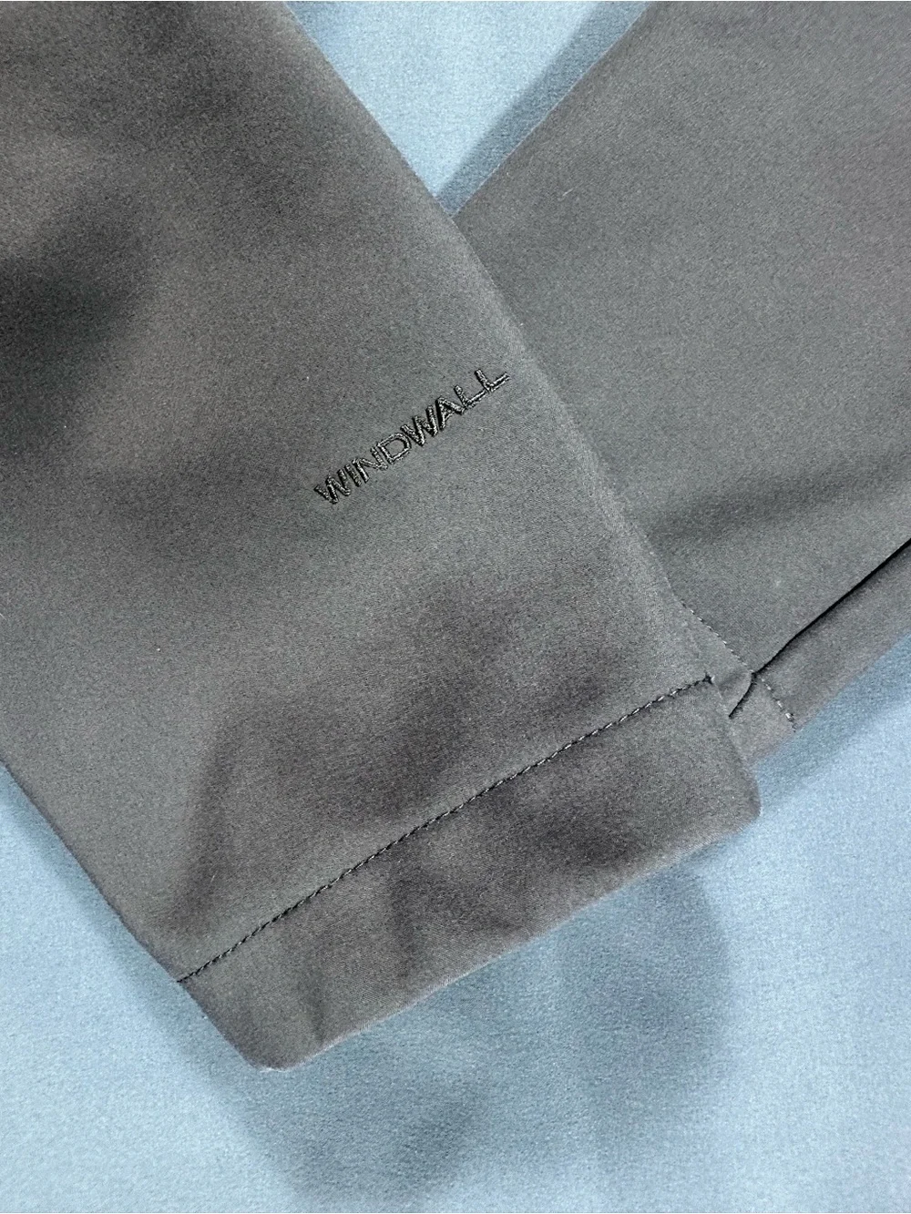 The North Face Men's Two-Tone Navy and Slate Blue Softshell Hoodie